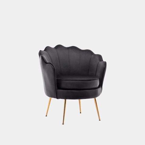 Emiko Velvet Barrel Chair