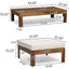 Shiori Wood Sofa Set