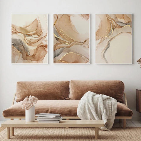 Reiko Marble Canvas Art