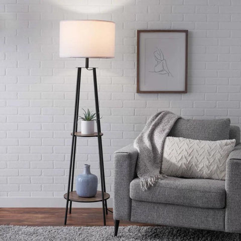 Haruki Floor Lamp Shelves