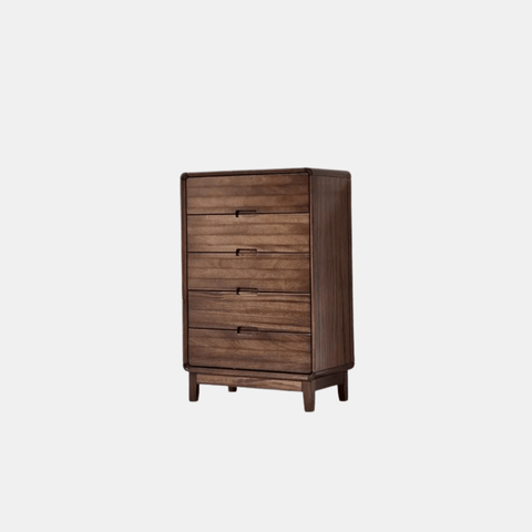 Rina Walnut Wood Cabinet