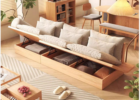 Ki Solid Wood Sofa